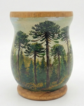 Mate de araucarias - Hecho a mano