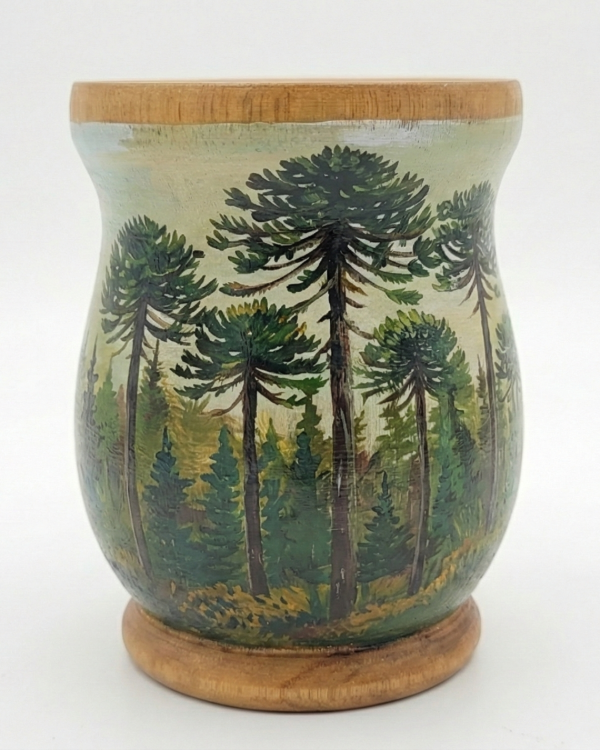 Mate de araucarias - Hecho a mano