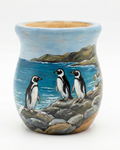 Mate de pinguinos - Hecho a mano